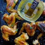 Honey Mustard Chicken Wings for a quick and easy weeknight dinner! Find the recipe on Shutterbean.com