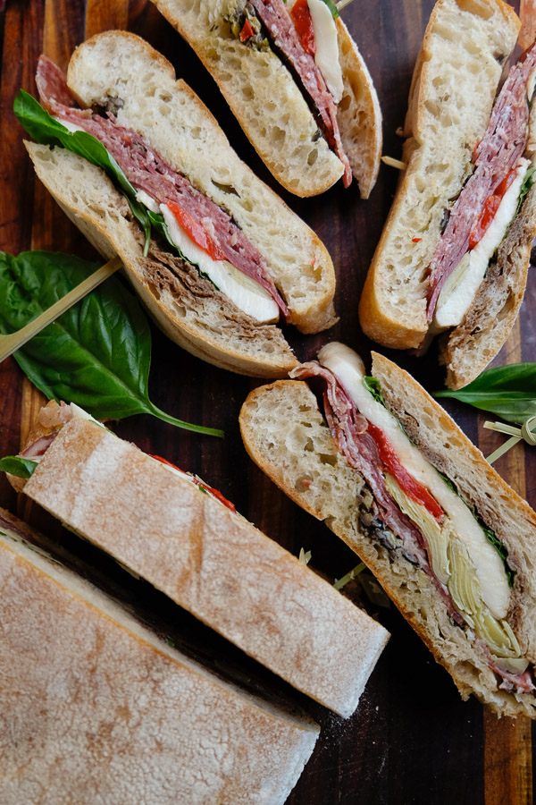 Italian Pressed Sandwiches for your Summer picnics! Find the recipe on Shutterbean.com