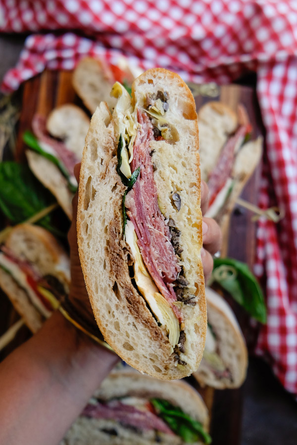 Italian Pressed Sandwiches for your Summer picnics! Find the recipe on Shutterbean.com