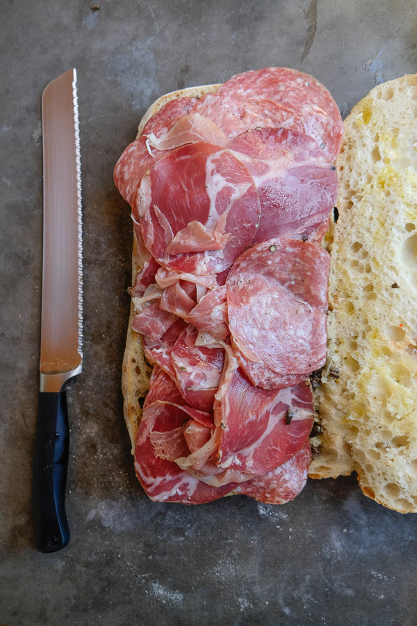 Italian Pressed Sandwiches for your Summer picnics! Find the recipe on Shutterbean.com