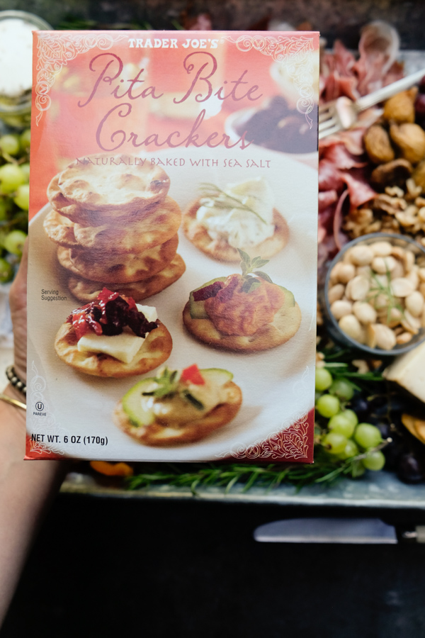 How to Make an Epic Cheeseboard with items from Trader Joe's! See more on Shutterbean.com