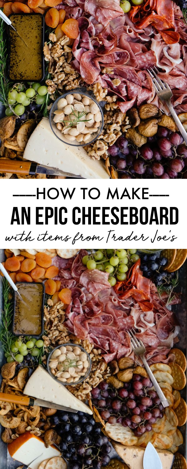 How to Make an Epic Cheeseboard with items from Trader Joe's! See more on Shutterbean.com