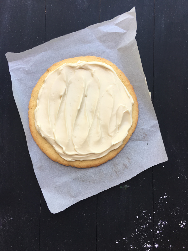 Small Batch Sugar Cookie Fruit Pizza -makes enough for 2-4 people. Recipe on Shutterbean.com