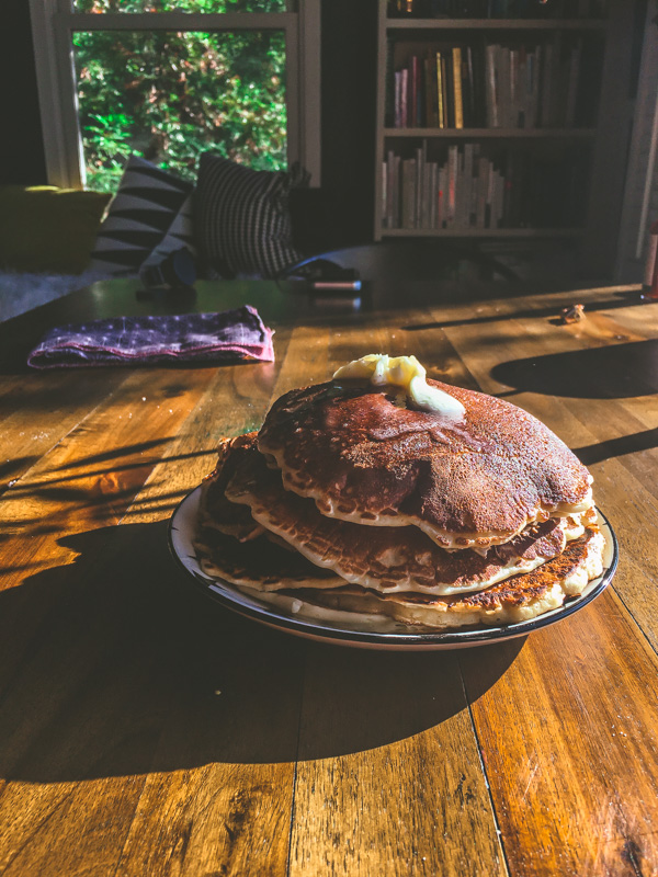 Everyday Pancakes are simple enough to make EVERYDAY. Find the recipe on Shutterbean.com!