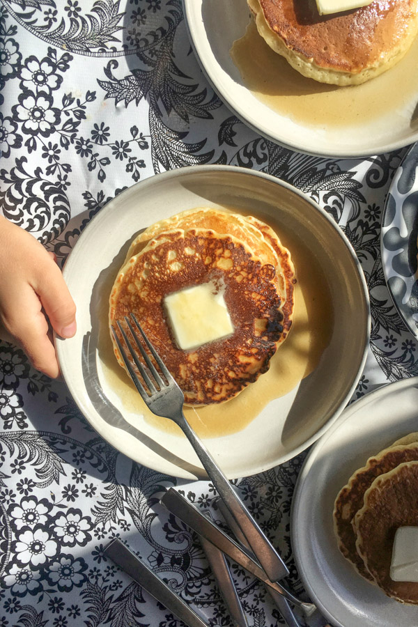 Everyday Pancakes are simple enough to make EVERYDAY. Find the recipe on Shutterbean.com!