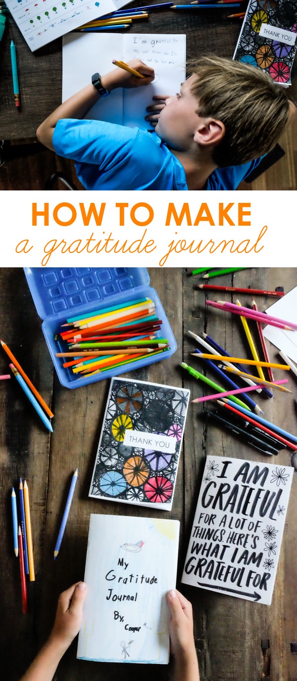 How to Make a Gratitude Journal - with and for kids! See more on Shutterbean.com