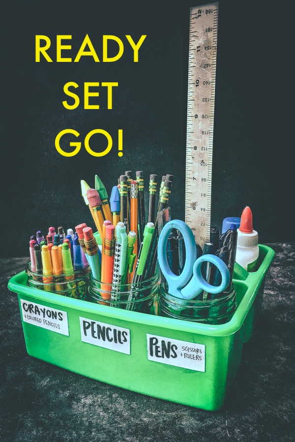 Creating a Homework Station is a great way to get yourself ready for the new school year! See more on Shutterbean.com
