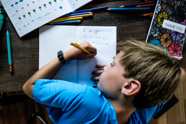 How to Make a Gratitude Journal - with and for kids! See more on Shutterbean.com