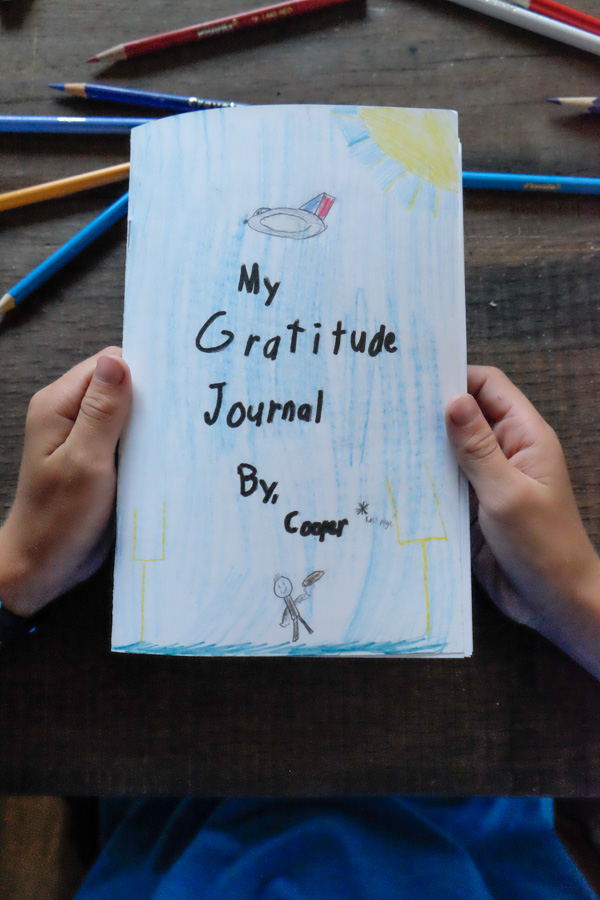 How to Make a Gratitude Journal - with and for kids! See more on Shutterbean.com