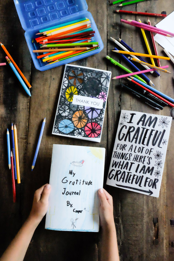 How to Make a Gratitude Journal - with and for kids! See more on Shutterbean.com