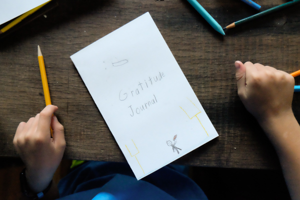 How to Make a Gratitude Journal - with and for kids! See more on Shutterbean.com