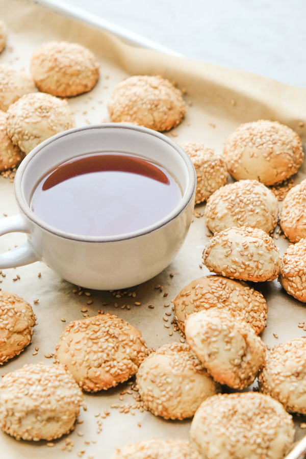 Tahini Cookies are like a grown up peanut butter cookie! Check out the recipe on Shutterbean.com