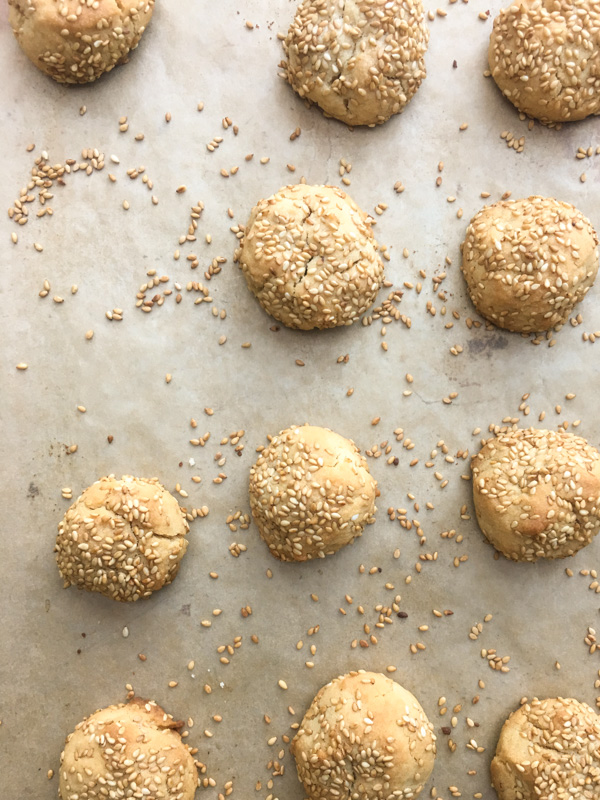 Tahini Cookies are like a grown up peanut butter cookie! Check out the recipe on Shutterbean.com