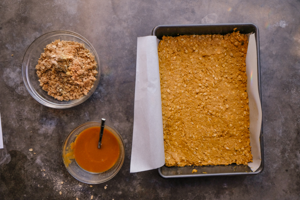 Find the recipe for Caramel Pumpkin Oatmeal Bars on Shutterbean.com!