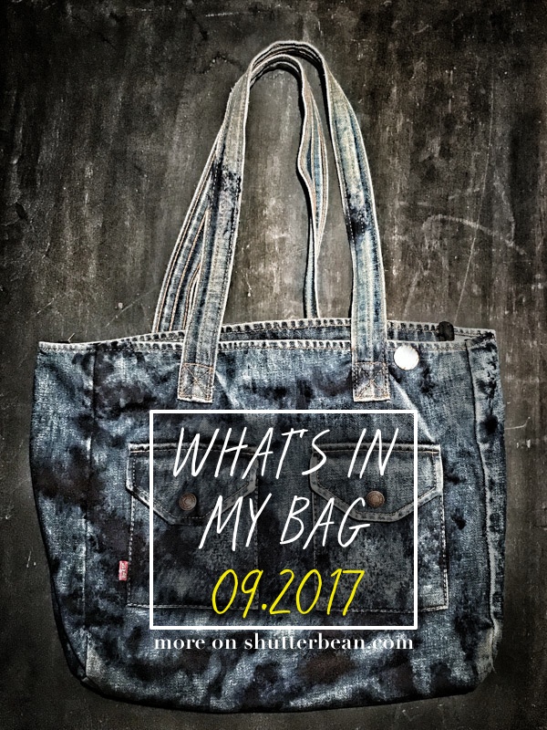 What’s in my Bag – 09/2017