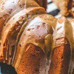 Spiced Brown Sugar Pound Cake with Rum Molasses Glaze is the perfect way to build community! Find the recipe on Shutterbean.com