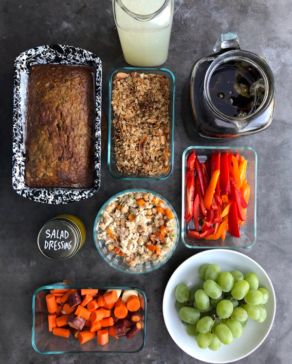 Intentions for the Week/ Meal Prep on Shutterbean.com