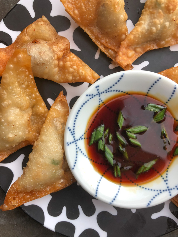 Forget takeout! Make Pork Scallion Wontons at home. They're so easy! Find the recipe at Shutterbean.com