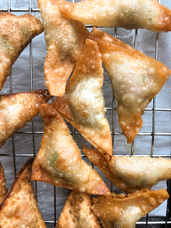 Forget takeout! Make Pork Scallion Wontons at home. They're so easy! Find the recipe at Shutterbean.com