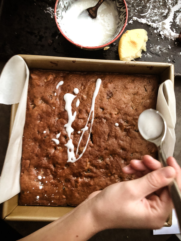 Have a bunch of persimmons to use up? Try these Persimmon Bars with Lemon Glaze! Recipe on Shutterbean.com