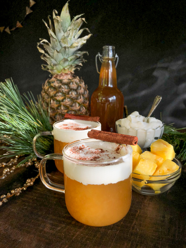 Spiced Pineapple Rum Toddies