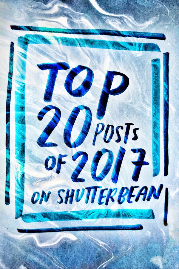 Top 20 Posts of 2017 on Shutterbean.com!