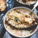 French Onion Soup made with Chicken Stock! Find the recipe on Shutterbean.com