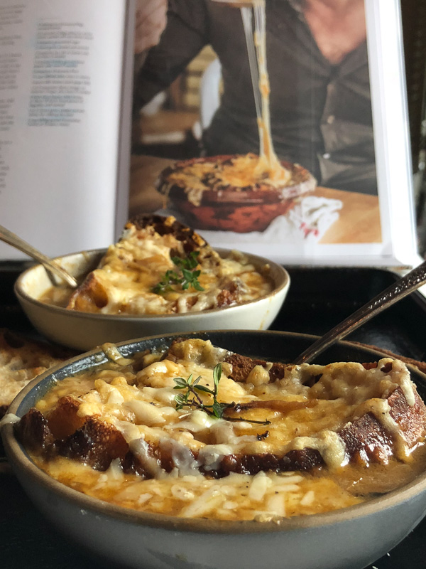 French Onion Soup made with Chicken Stock! Find the recipe on Shutterbean.com