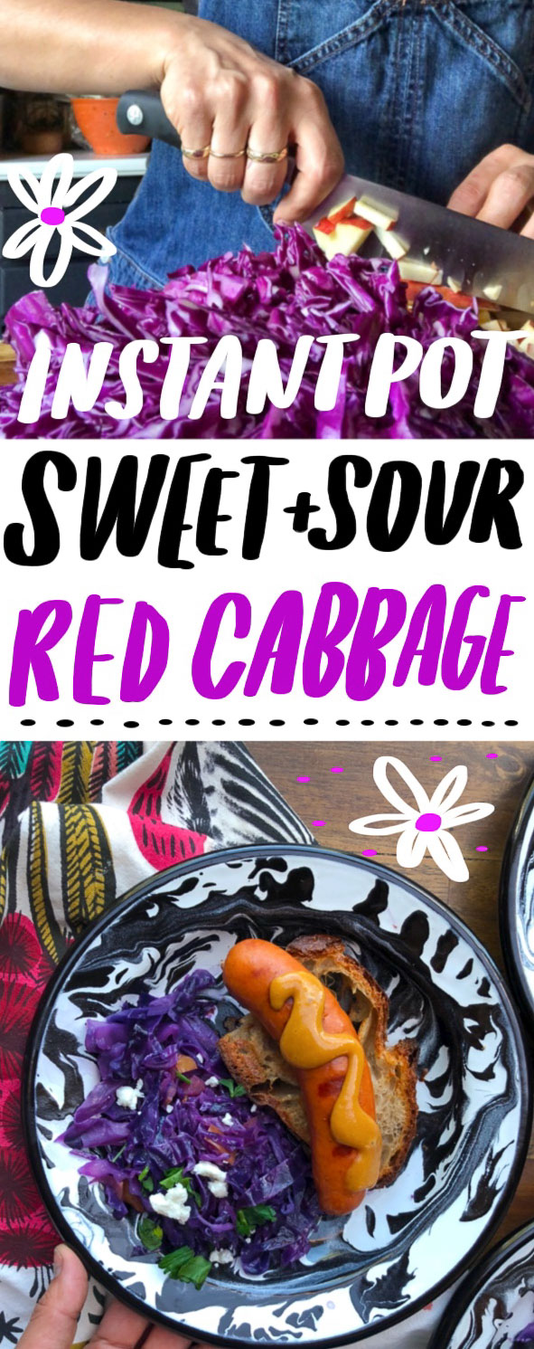 Instant Pot Sweet & Sour Cabbage on Shutterbean.com