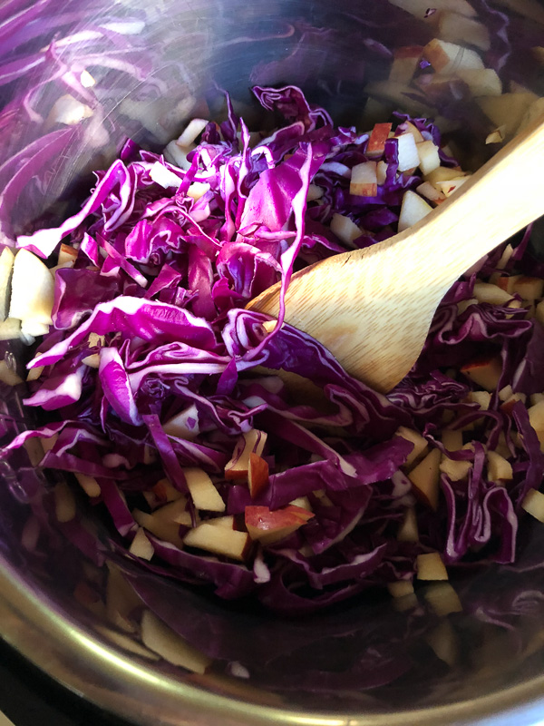 Instant Pot Sweet & Sour Cabbage on Shutterbean.com