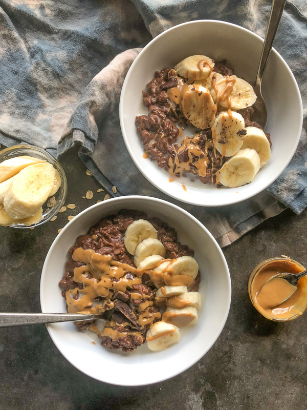 Chocolate Peanut Butter Oatmeal