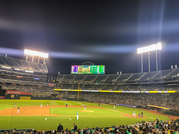 Out & About: Oakland Coliseum - more on Shutterbean.com!