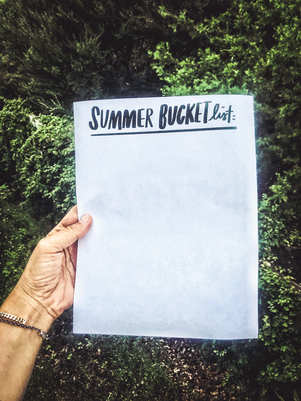 Tracy from Shutterbean shares her Summer Bucket List for 2018. You can make yours too!