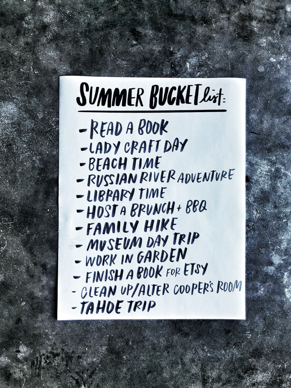 summer 2022 bucket list ideas