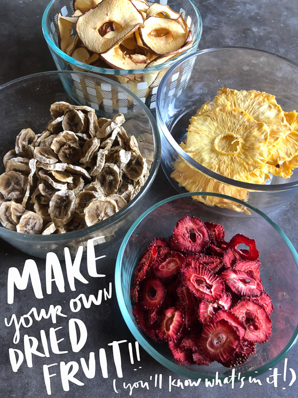 Ever wanted to Make Your Own Homemade Dried Fruit? Tracy from Shutterbean shows you how!