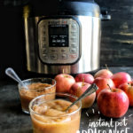 When life gives you too many apples, make Instant Pot Applesauce. It's a great addition to your meal prep arsenal. Recipe on Shutterbean.com!