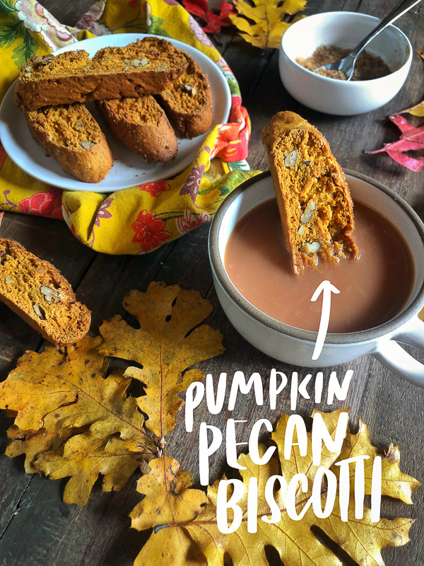 Pumpkin Pecan Biscotti