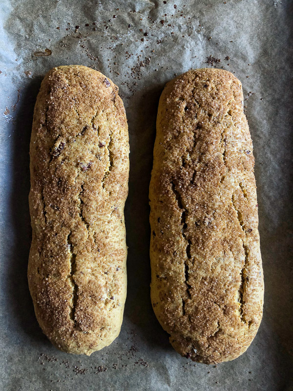 Celebrate Pumpkin season with Pumpkin Pecan Biscotti with your morning coffee! Recipe on Shutterbean.com