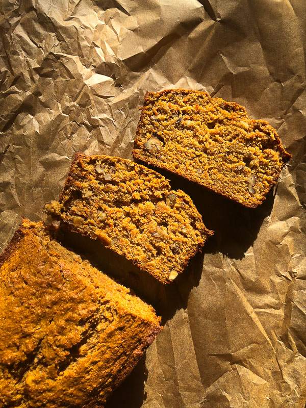 Carrot Ginger Bread is a great way to use leftover carrots. Find the recipe on Shutterbean.com