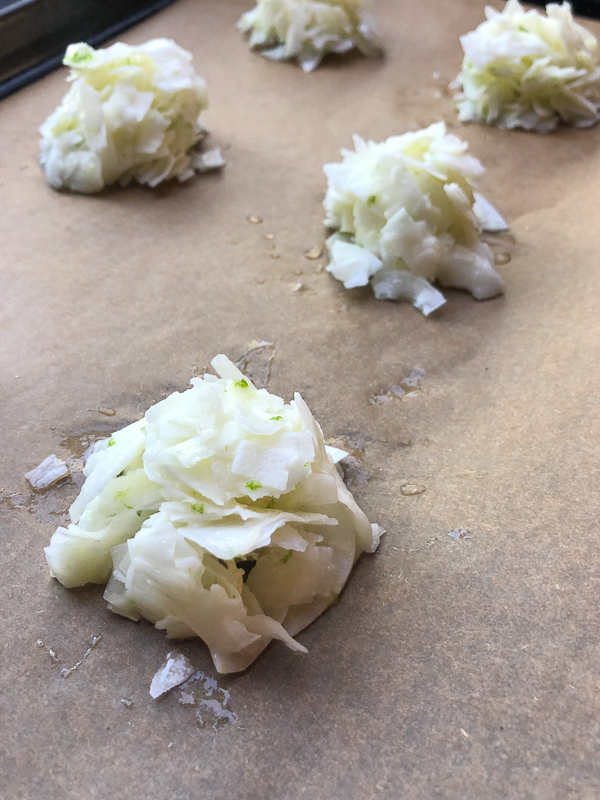 Coconut Lime Macaroons are light, chewy and crispy! Add them to your gluten free baking repertoire! Find the recipe on Shutterbean.com! 