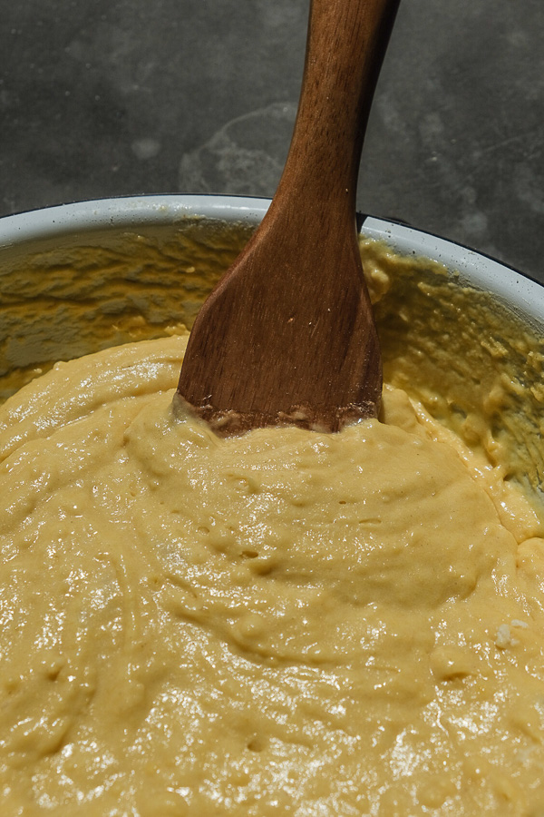 Polenta Cornbread is a meal prep staple! Great for breakfasts and snacks throughout the week, Recipe on Shutterbean.com!