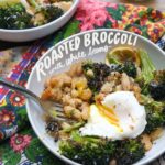 Need a quick/simple dinner? Make Roasted Broccoli with White Bean with Lemon. Put an egg on it! Recipe on Shutterbean.com!