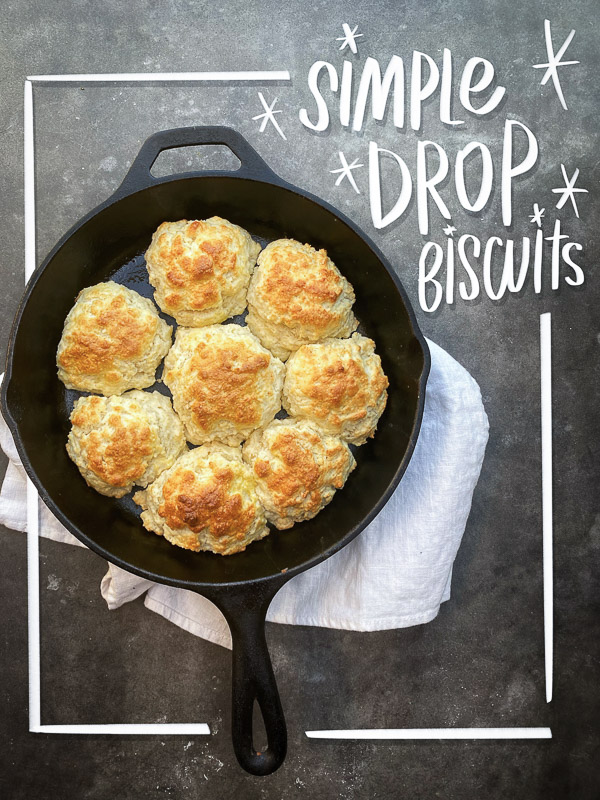 Simple Drop Biscuits