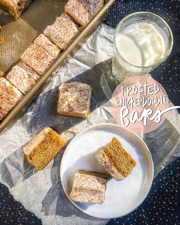 Frosted Snickerdoodle Bars