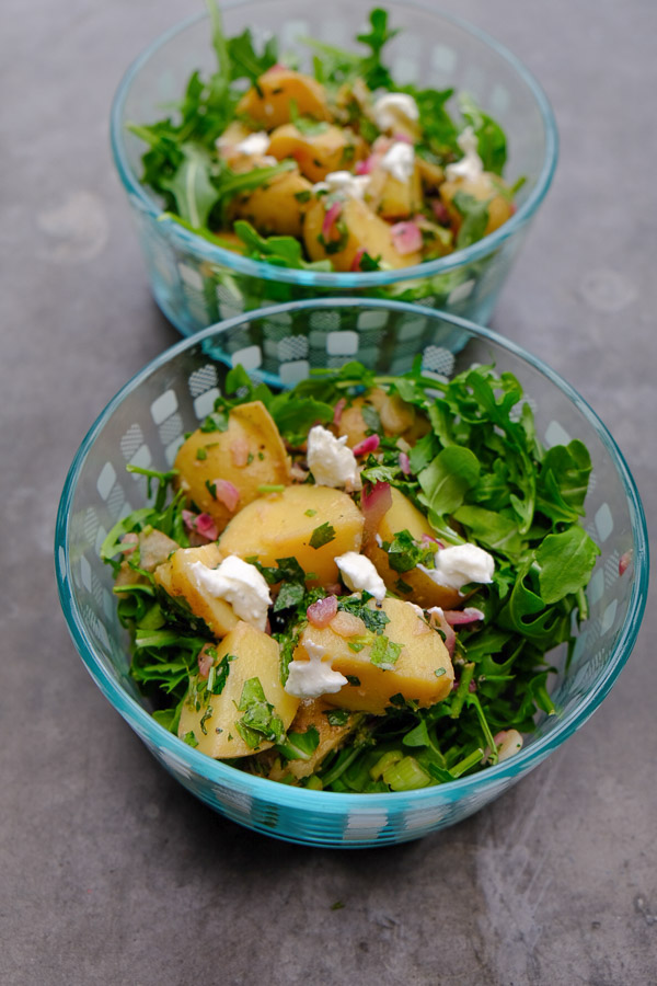 Herbed Potato Salad is one of Tracy Benjamin's Meal Prep Staples! Find the recipe on Shutterbean.com