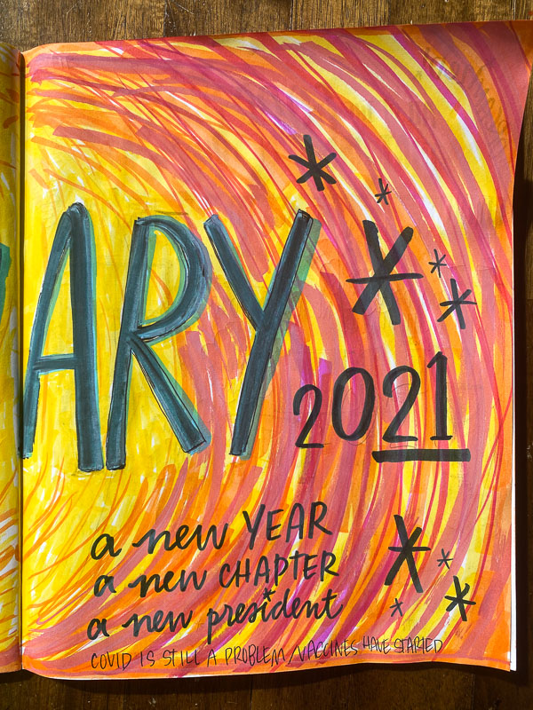 Currently January 2021- -Currently Workbook by Tracy Benjamin of Shutterbean.com