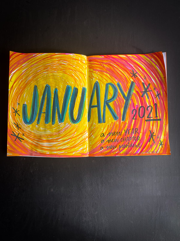 Currently January 2021- -Currently Workbook by Tracy Benjamin of Shutterbean.com