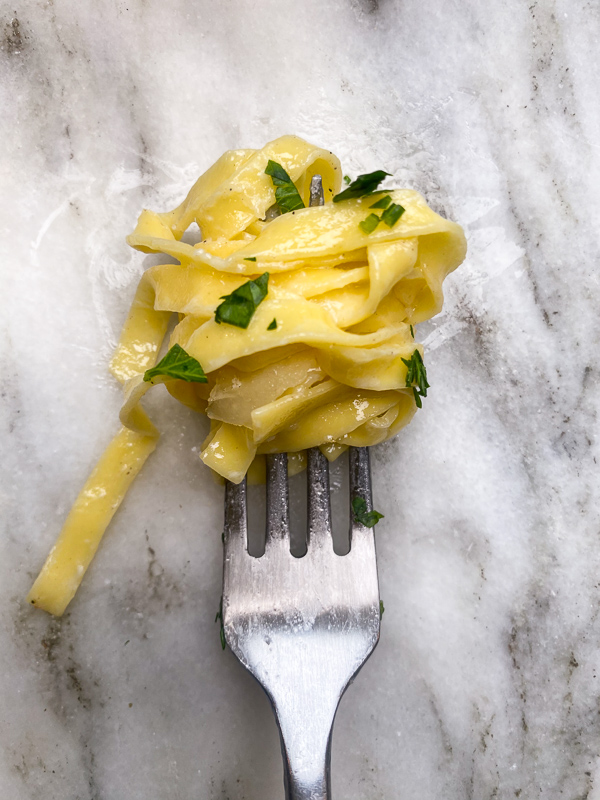 Fettucine with Truffle Butter 