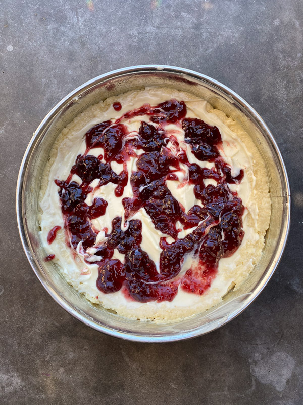 Raspberry Cream Cheese Coffee Cake 