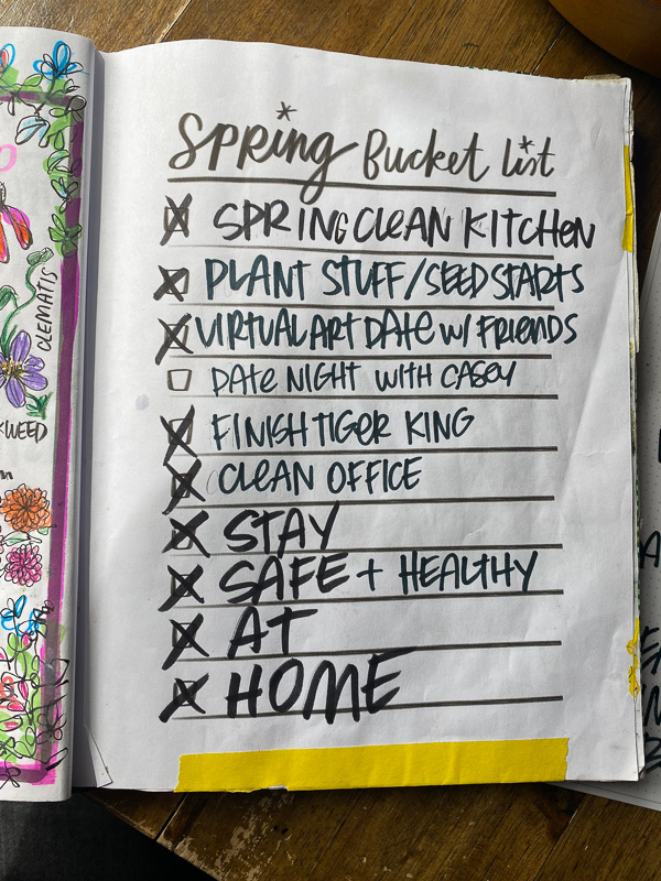 Spring Bucket List 2021- Shutterbean.com